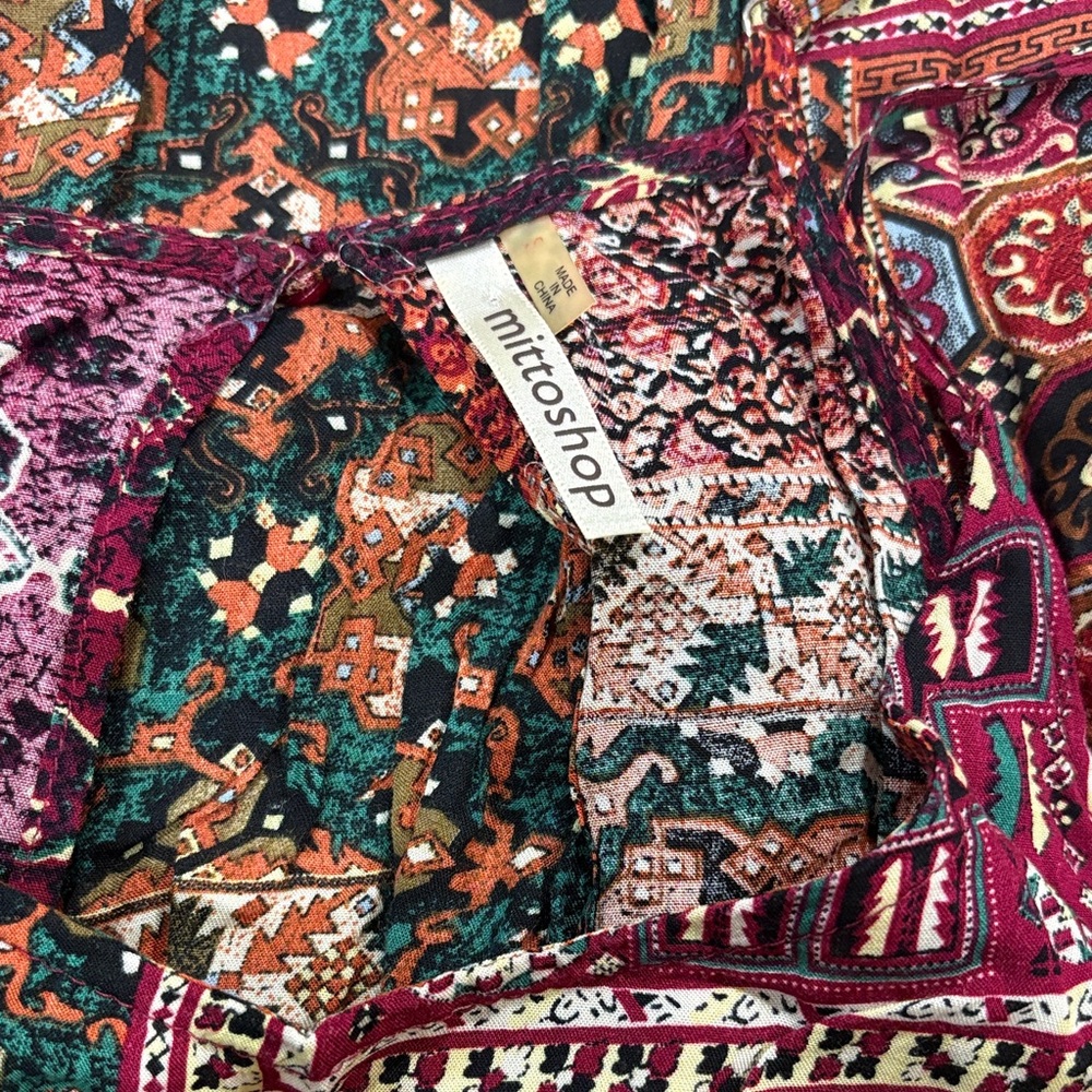 Mittoshop Multicolor Patchwork Mini Dress - image 3